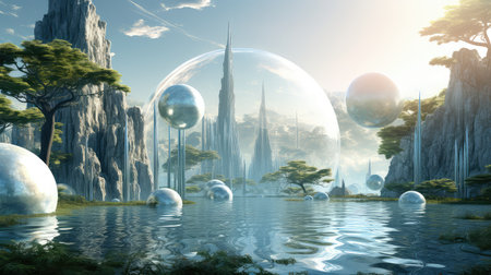 abstract modern futuristic backgroundの素材