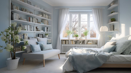 cozy home room backgroundの素材