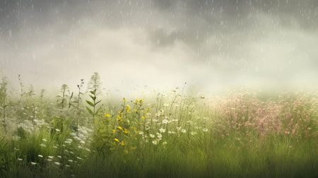 greenery season spring backgroundの素材