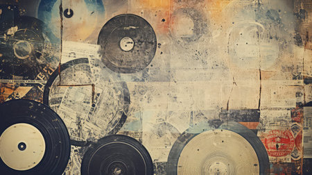 backg grunge round backgroundの素材