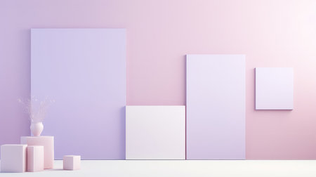 soft empty pastel backgroundの素材