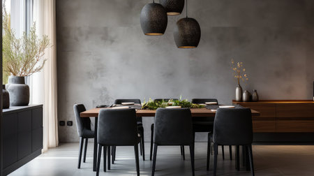 modern gray interior backgroundの素材