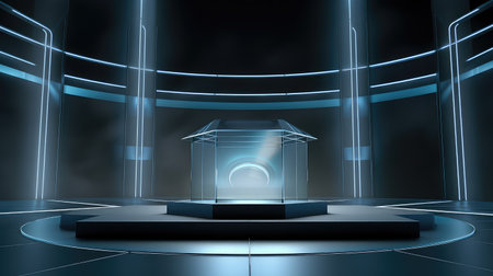 stage perspective podium backgroundの素材