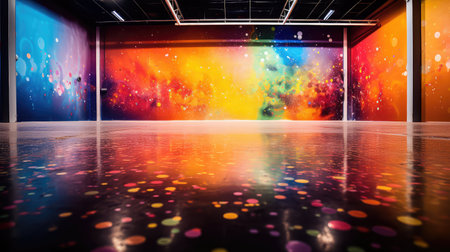 pristine clean floor backgroundの素材