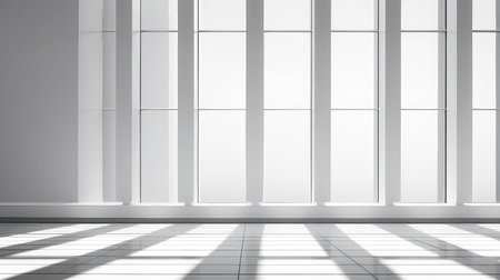 modern white architecture backgroundの素材