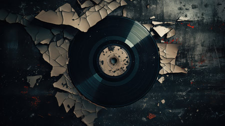 worn grunge dark backgroundの素材