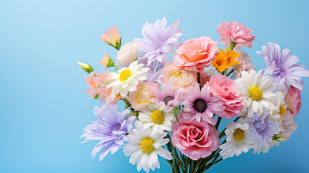 garden bouquet flower backgroundの素材