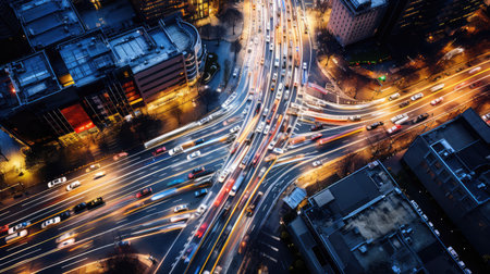 city traffic urban backgroundの素材