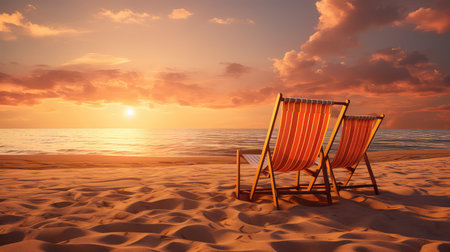 ocean sand summer backgroundの素材