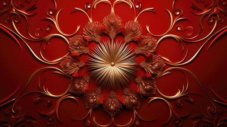 lavish luxury ornament backgroundの素材