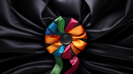 recognition black award backgroundの素材