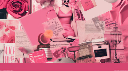 pastel graphic pink backgroundの素材