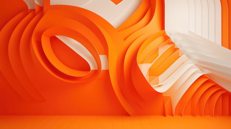 warm backdrop orange backgroundの素材