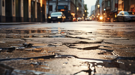 street floor urban backgroundの素材