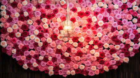 love wedding roses backgroundの素材