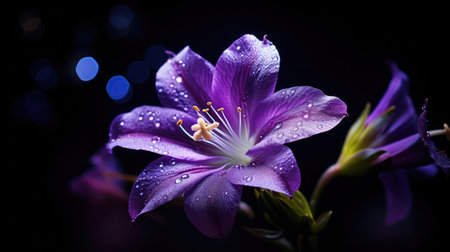 moon night purple backgroundの素材