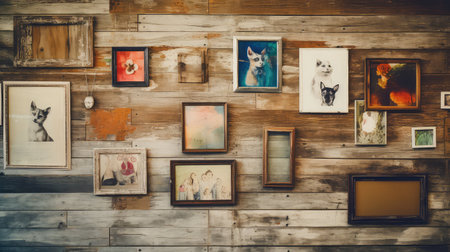 paper wall home backgroundの素材