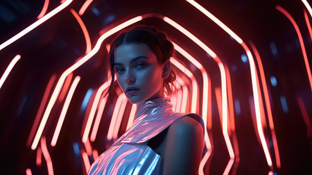 modern trendy fashion backgroundの素材