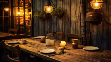 menu desk restaurant backgroundの素材