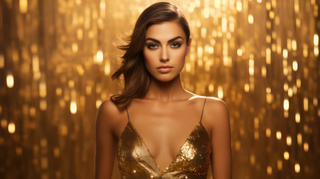 shine surface gold backgroundの素材