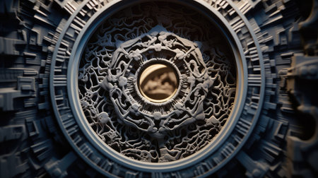 futuristic technology texture backgroundの素材