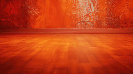 vibrant floor orange backgroundの素材