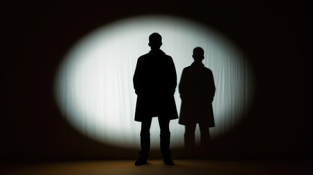 light shadow round backgroundの素材