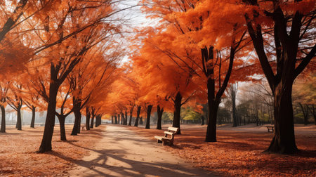 seasonal cover autumn backgroundの素材