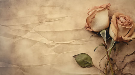 floral texture roses backgroundの素材