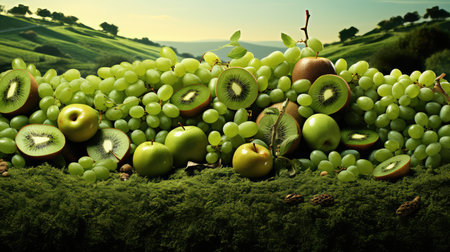 eco green food backgroundの素材