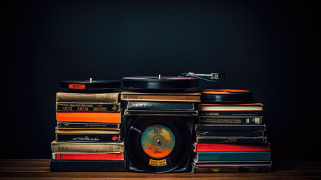 classic black retro backgroundの素材