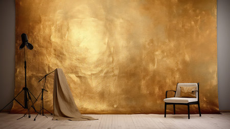 shiny sheet gold backgroundの素材