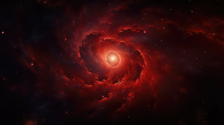 galaxy space red backgroundの素材