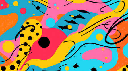 geometric graphic shapes backgroundの素材