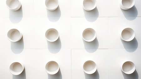 minimal empty shapes backgroundの素材