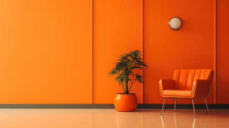 vintage retro orange backgroundの素材