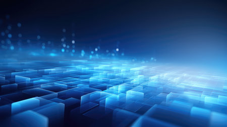 innovation blue technology backgroundの素材