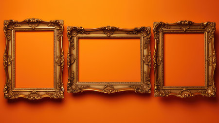 elegant luxury orange backgroundの素材