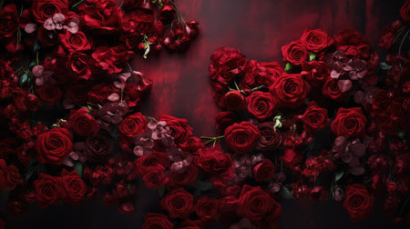 beauty backdrop roses backgroundの素材