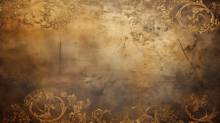 luxury gold ornament backgroundの素材