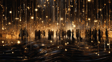 celebration sparkle party backgroundの素材