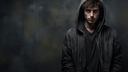 vintage grunge grey backgroundの素材