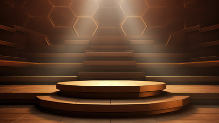 shape geometric podium backgroundの素材