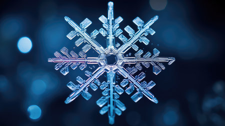 crystal snowflake ice backgroundの素材