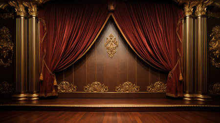 concrete wall podium backgroundの素材