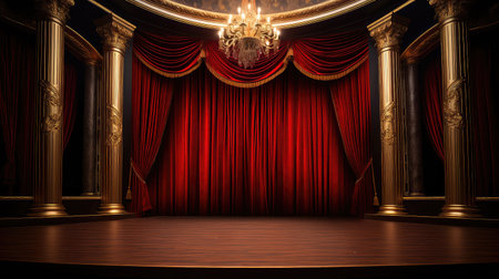music stage award backgroundの素材