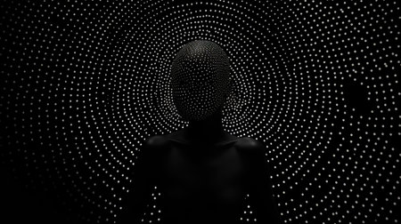 texture black dots backgroundの素材