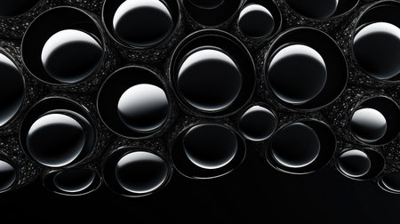 circle black round backgroundの素材