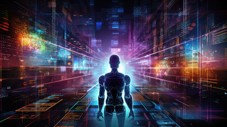 texture wallpaper technology backgroundの素材