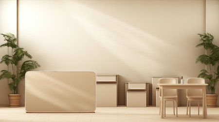 speaker beige podium backgroundの素材